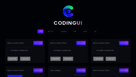 What Codingui.dev website looked like in 2022 (2 years ago)