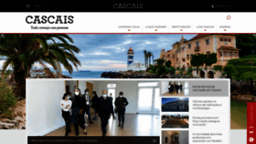 What Cascais.pt website looked like in 2022 (2 years ago)
