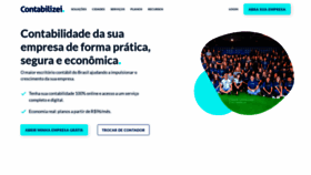 What Contabilizei.com.br website looked like in 2022 (3 years ago)