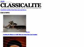 What Classicalite.com website looked like in 2022 (2 years ago)