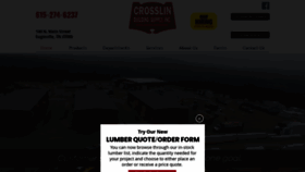 What Crosslin.com website looked like in 2022 (2 years ago)