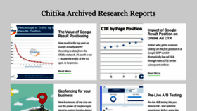 What Chitika.com website looked like in 2022 (2 years ago)