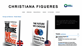 What Christianafigueres.com website looked like in 2022 (2 years ago)