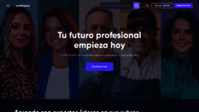 What Crehana.com website looked like in 2022 (2 years ago)