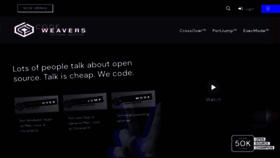 What Codeweavers.com website looked like in 2022 (2 years ago)