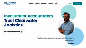 What Clearwateranalytics.com website looked like in 2022 (2 years ago)