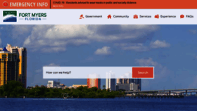 What Cityftmyers.com website looked like in 2022 (2 years ago)