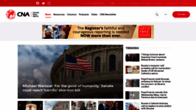 What Catholicnewsagency.com website looked like in 2022 (2 years ago)