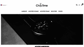 What Chic-time.fr website looked like in 2022 (2 years ago)