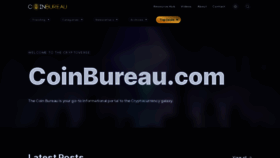 What Coinbureau.com website looked like in 2022 (2 years ago)