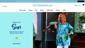 What Cottondayz.com website looked like in 2022 (2 years ago)