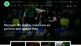 What Celticfc.com website looked like in 2022 (2 years ago)