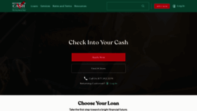 What Checkintocash.com website looked like in 2022 (2 years ago)