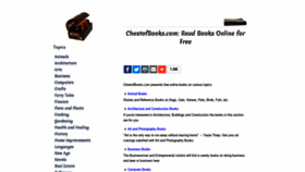 What Chestofbooks.com website looked like in 2022 (2 years ago)
