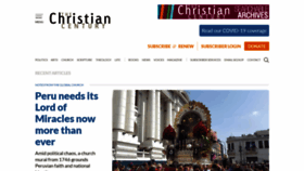 What Christiancentury.org website looked like in 2022 (2 years ago)