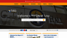 What Cityoftulsa.org website looked like in 2022 (2 years ago)