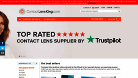What Contactlensking.com website looked like in 2022 (2 years ago)