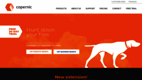 What Copernic.com website looked like in 2022 (2 years ago)