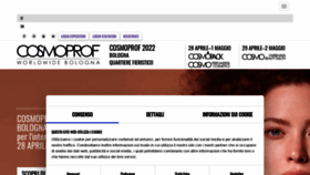 What Cosmoprof.com website looked like in 2022 (2 years ago)