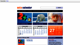 What Cute-calendar.com website looked like in 2022 (2 years ago)
