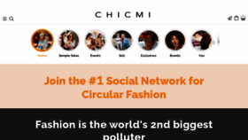 What Chicmi.com website looked like in 2022 (2 years ago)