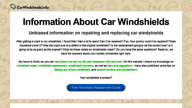 What Carwindshields.info website looked like in 2022 (2 years ago)