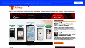 What Connectingafrica.com website looked like in 2022 (2 years ago)