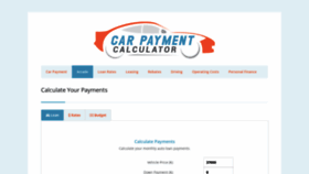 What Carpaymentcalculator.net website looked like in 2022 (2 years ago)