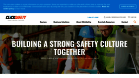 What Clicksafety.com website looked like in 2022 (2 years ago)
