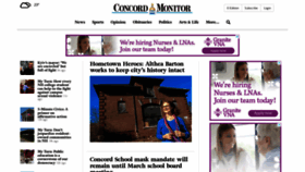 What Concordmonitor.com website looked like in 2022 (2 years ago)