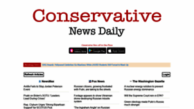 What Conservativenewsdaily.net website looked like in 2022 (4 years ago)