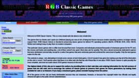 What Classicdosgames.com website looked like in 2022 (2 years ago)