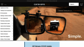 What Caravansplus.com.au website looked like in 2022 (2 years ago)