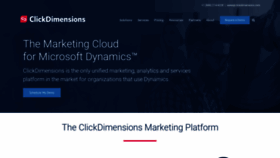 What Clickdimensions.com website looked like in 2022 (2 years ago)
