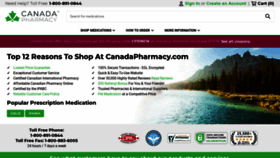 What Canadapharmacy.com website looked like in 2022 (2 years ago)
