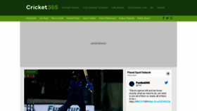 What Cricket365.com website looked like in 2022 (2 years ago)