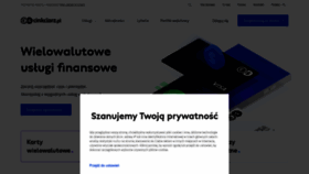 What Cinkciarz.pl website looked like in 2022 (2 years ago)