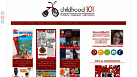What Childhood101.com website looked like in 2022 (2 years ago)