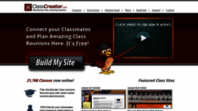 What Classcreator.com website looked like in 2022 (2 years ago)