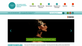 What Cosmeticsinfo.org website looked like in 2022 (2 years ago)