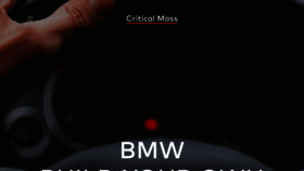 What Criticalmass.com website looked like in 2022 (2 years ago)