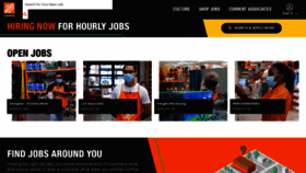 What Careers.homedepot.com website looked like in 2022 (2 years ago)