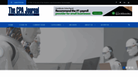 What Cpajournal.com website looked like in 2022 (2 years ago)