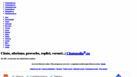 What Citatepedia.ro website looked like in 2022 (2 years ago)