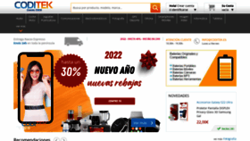 What Coditek.es website looked like in 2022 (2 years ago)