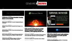 What Censored.news website looked like in 2022 (2 years ago)