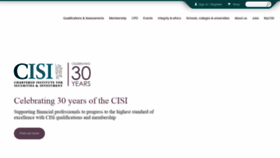 What Cisi.org website looked like in 2022 (2 years ago)