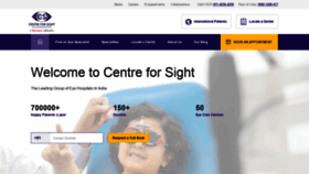 What Centreforsight.net website looked like in 2022 (2 years ago)