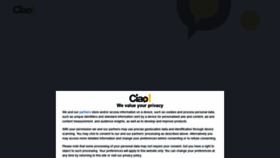 What Ciao.co.uk website looked like in 2022 (2 years ago)