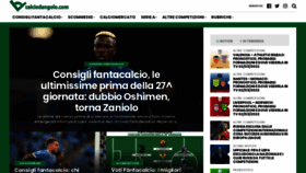 What Calciodangolo.com website looked like in 2022 (2 years ago)